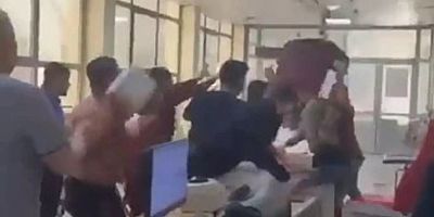 Hastane koridorları adeta savaş alanına döndü