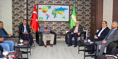 HÜDA PAR Genel Başkanı Yapıcıoğlu, katliam mağdurlarının ziyaretini kabul etti
