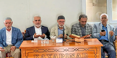 HÜDA PAR Genel Başkanı Yapıcıoğlu, Yılmaz ailesinin taziyesine katıldı