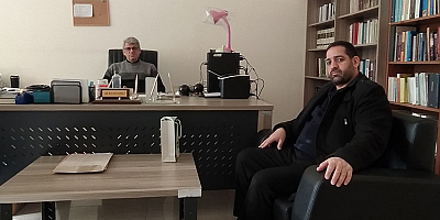 HÜDA PAR Gümüşhane İl Başkanı Kabayel'den istifa eden İlahiyat Fakültesi Dekanı Kuzudişli'ye ziyaret