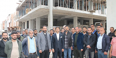 HÜDA PAR inşaat işçilerinin mağduriyetlerini gündeme getirdi