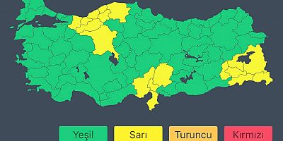 İçişleri Bakanlığından 18 il için kar ve sağanak uyarısı