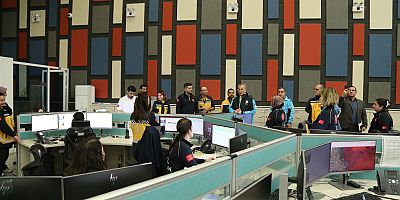 İl Sağlık Müdürü Asiltürk, 112 Acil Çağrı Merkezi’nde 