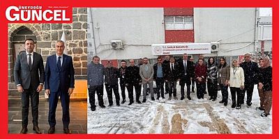 İl Sağlık Müdürü Asıltürk, Kar Yağışına Rağmen Saha Çalışmalarını Sürdürdü
