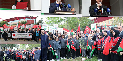 İmam hatiplilerden Gazze için 81 ilde fidan dikimi