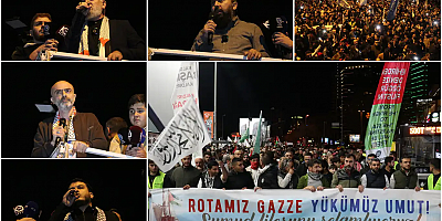 İstanbul'da binler Sumud Filosu için toplandı