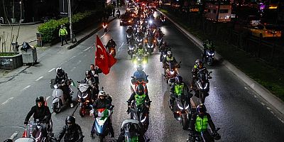 İstanbul’da işgal ve zulme karşı yüzlerce araçlık konvoy
