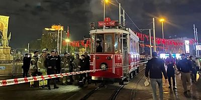 İstanbul'da tramvayda yangın çıktı