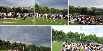 İtalya’da coşkulu Kurban Bayram namazı