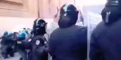 İtalya polisinden Gazze destekçilerine sert müdahale