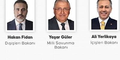 Kabine açıklandıktan sonra 3 makama atama bekleniyor