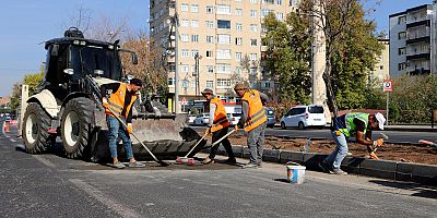 Karacadağ Caddesi Yeniden Düzenleniyor