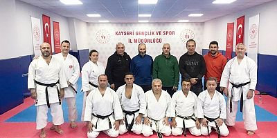 Karate 5 kademe teknik direktörlük kursu son buldu 