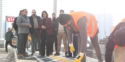 Kayapınar Belediyesi’nden 100 Bin Metrekarelik Kaldırım Çalışması