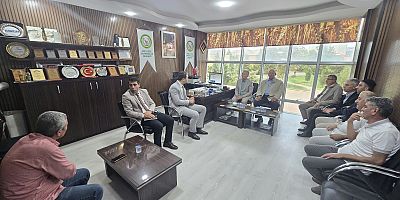 Kaymakam Acar, Kızıltepe Hububat Ticaret Merkezi’ni ziyaret etti
