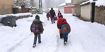 Kırklareli'nde eğitime kar tatili