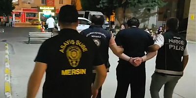 Kırmızı Bültenle aranan uluslararası uyuşturucu kaçakçısı Mersin'de yakalandı