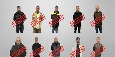 Kırmızı bültenle ve ulusal düzeyde aranan 10 şahıs Türkiye’ye getirildi