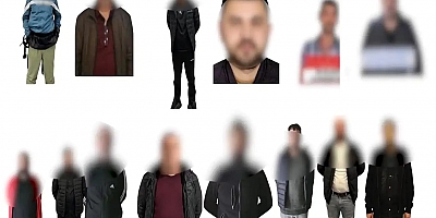 Kırmızı bültenle ve ulusal seviyede aranan 14 kişi Türkiye’ye iade edildi