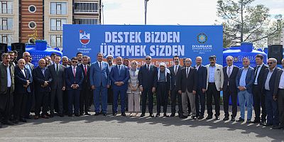 Kırsal kalkınma için çiftçilere makine ve malzeme desteği
