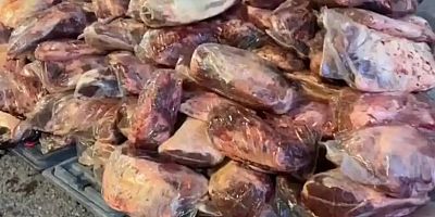 Kırşehir’de 6,1 ton kaçak ve bozulmuş et ele geçirildi: 3 gözaltı