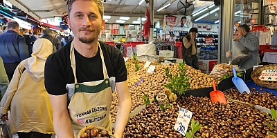 Kış aylarının vazgeçilmez lezzeti kestane, tezgahlarda yerini aldı