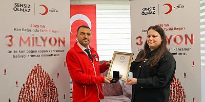 Kızılay 3 milyon kan bağışı hedefine ulaştı