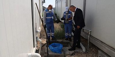 Konteynır kentte kış öncesi altyapı hazırlıkları