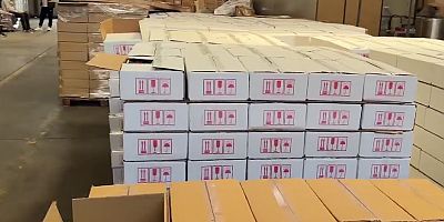 Konya’da ruhsatsız iş yerine operasyonda 20 milyon liralık ürün ele geçirildi