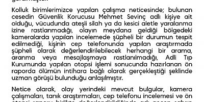Kulp’ta Bulunan Erkek Cesedinin Kimliği Belirlendi: Ön Raporda “İntihar” Değerlendirmesi