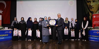 Kur’an kursları arası hafızlık yarışması Türkiye finali Sakarya’da yapıldı