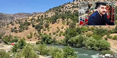 Lice'de Sarım çayında kaybolan şahıs 6 gündür bulunamadı