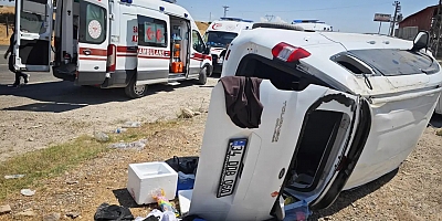 Malabadi Köprüsü Kavşağı’ndaki trafik kazasında 7 yaralı
