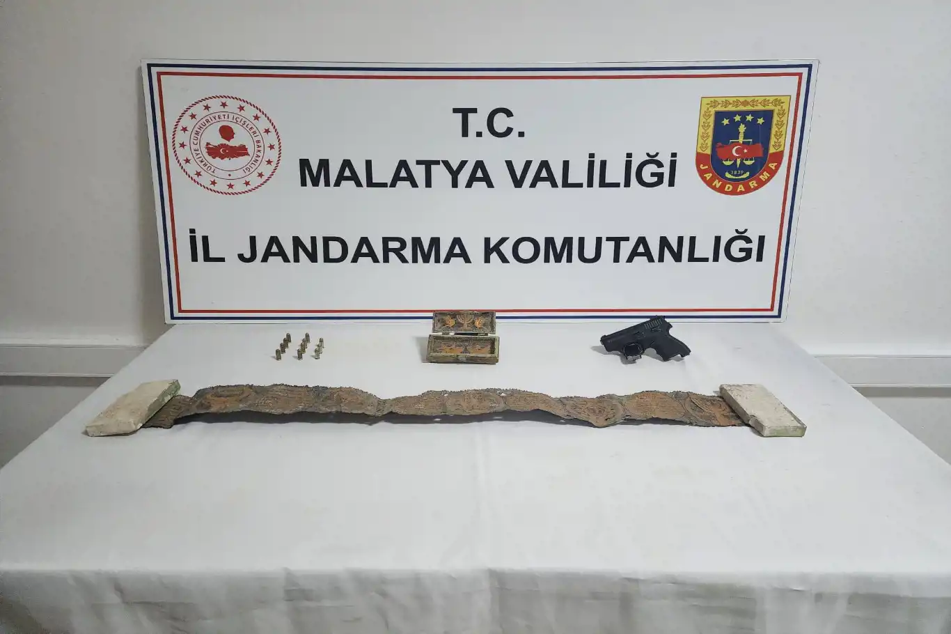 Malatya’da 3 bin 500 yıla dayanan tarihi eser ele geçirildi
