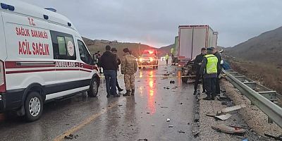 Malatya'da feci kaza: 3 ölü, 1 yaralı