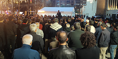 Malatya'dan işgalci siyonistlerin Gazze'de başlattığı katliamlara tepki