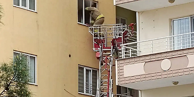 Mardin’de apartman dairesinde yangın