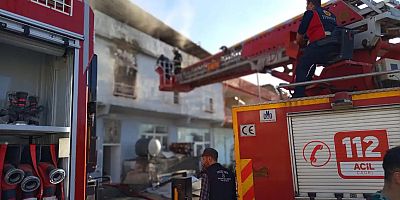 Mardin’de evde çıkan yangında 3 kişi dumandan etkilendi