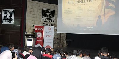 Mardin'de Gazze temalı şiir dinletisi ve konuşmalar gerçekleştirildi