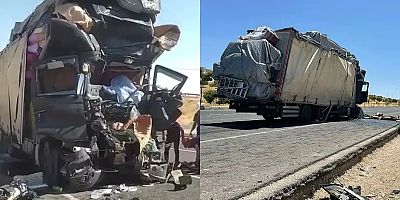 Mardin'de kamyon tıra çarptı: Bir ölü 2 yaralı