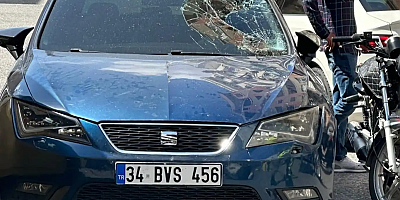 Mardin’de otomobil ile motosiklet çarpıştı: 1 yaralı