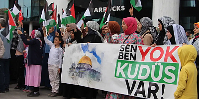 Mardin’de siyonist işgal rejime destek veren Starbucks protesto edildi