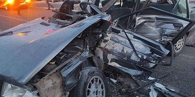 Mardin'de trafik kazası: 2'si ağır 5 yaralı
