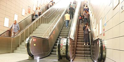 Mardin’de yürüyen merdiven kazası: Çocuğun parmağı koptu 