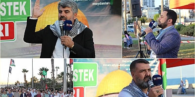 Mersin’de “Gazze İçin Sumud Filosuna Destek” programı yoğun katılımla gerçekleşti