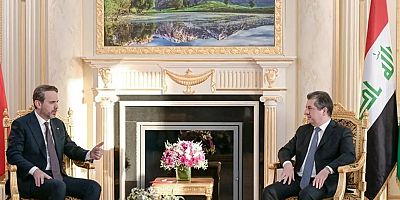 Mesrur Barzani ile Alparslan Bayraktar, Kürdistan petrolünün ihracatını görüştü