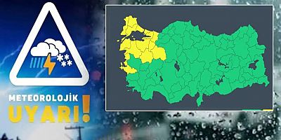Meteoroloji’den 14 il için sarı kodlu uyarı