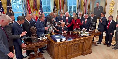 Mil-Diyanet Sen Genel Başkanı Gül: Çifte standartın adı ABD’de ayin, burada laiklik nöbeti