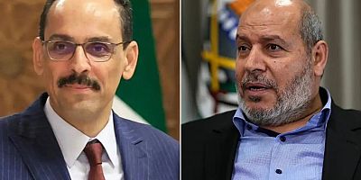 MİT Başkanı Kalın, HAMAS heyeti ile görüştü