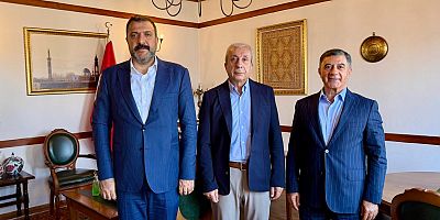 Mustafa Fidan ve Engin Yeşil’den Mehmet Mehdi Eker’e Ziyaret